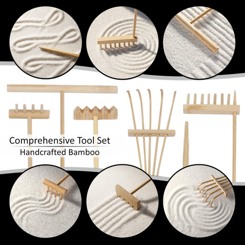 Island Falls Home Sand Tray supports tidy, spill-free sand sessions.