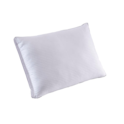 Isotonic Indulgence pillow side-sleeper view highlighting plush neck support