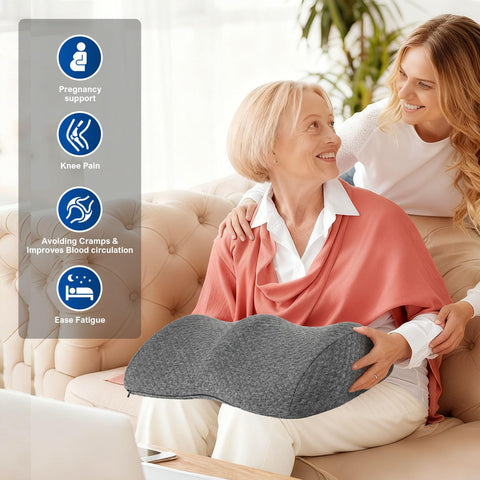 ISUGWRCQ knee pillow expands after vacuum compression, ready in about two hours.