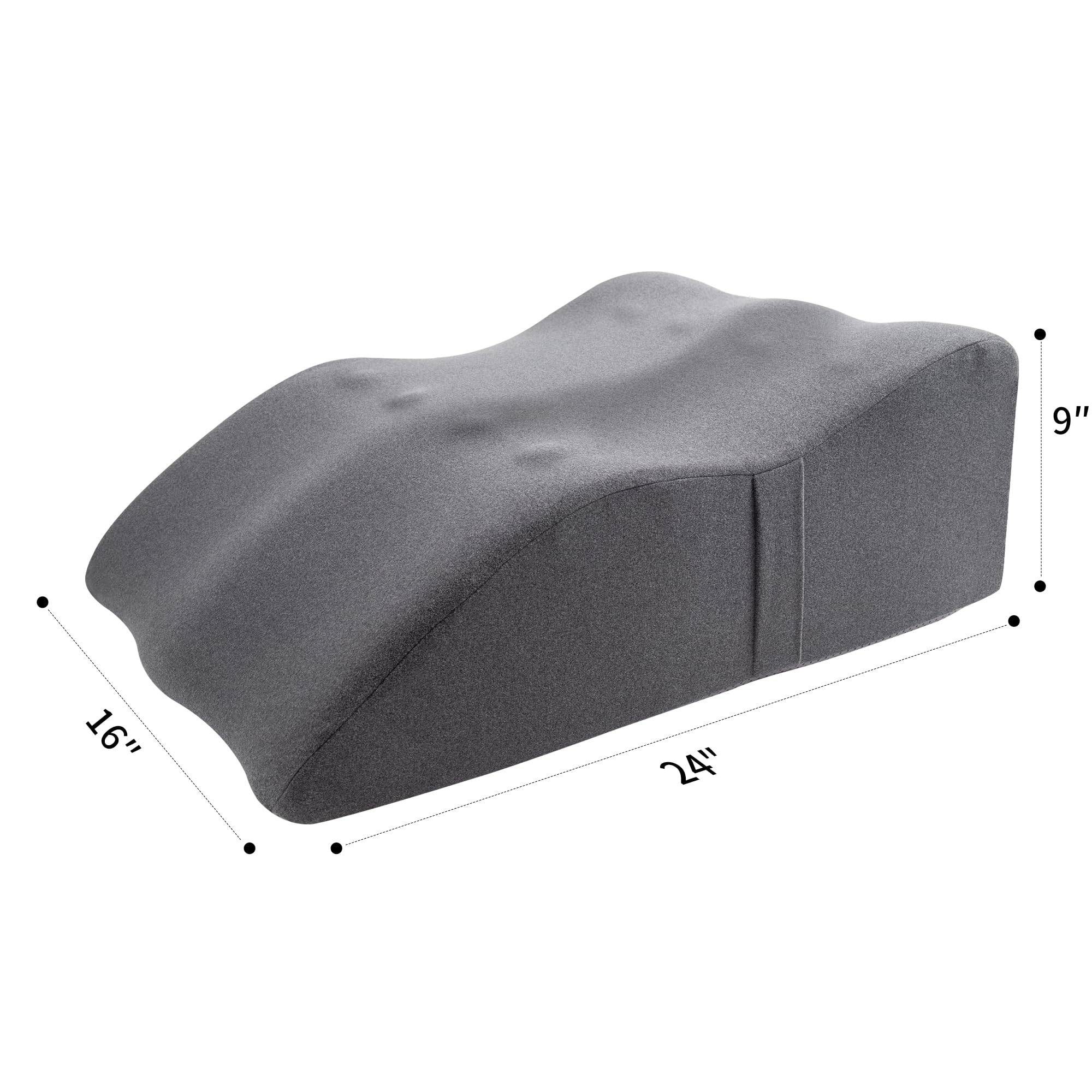 Itcozy leg elevation pillow in-bed setup for relaxing and reading