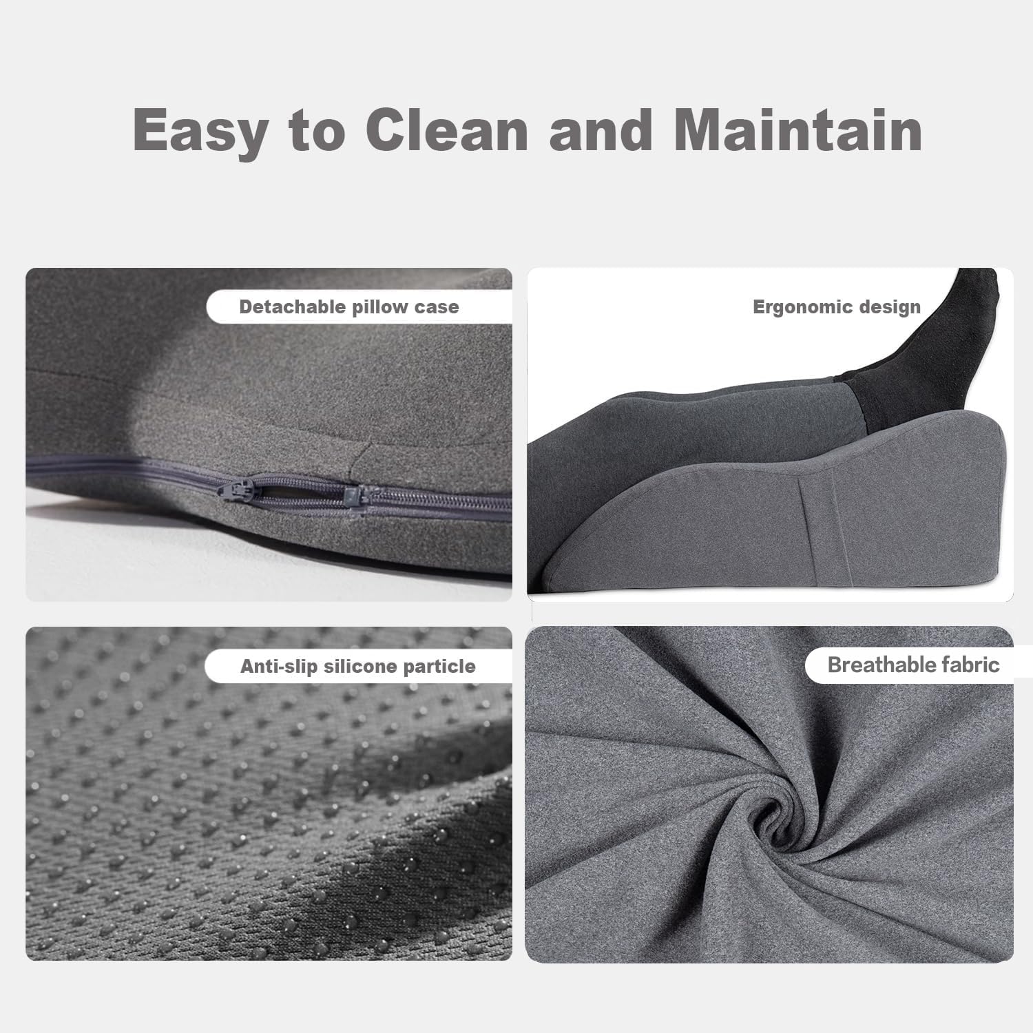 Itcozy leg elevation pillow supports post-surgery comfort with ergonomic shaping