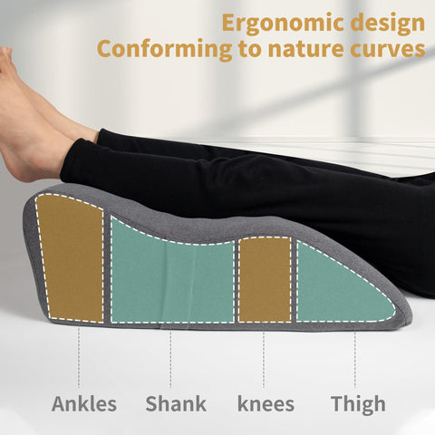 Itcozy leg elevation pillow removable cover enables easy cleaning and maintenance