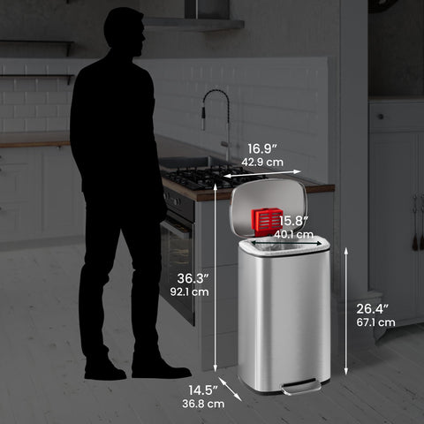 iTouchless fingerprint-proof finish resists smudges for a cleaner appearance.