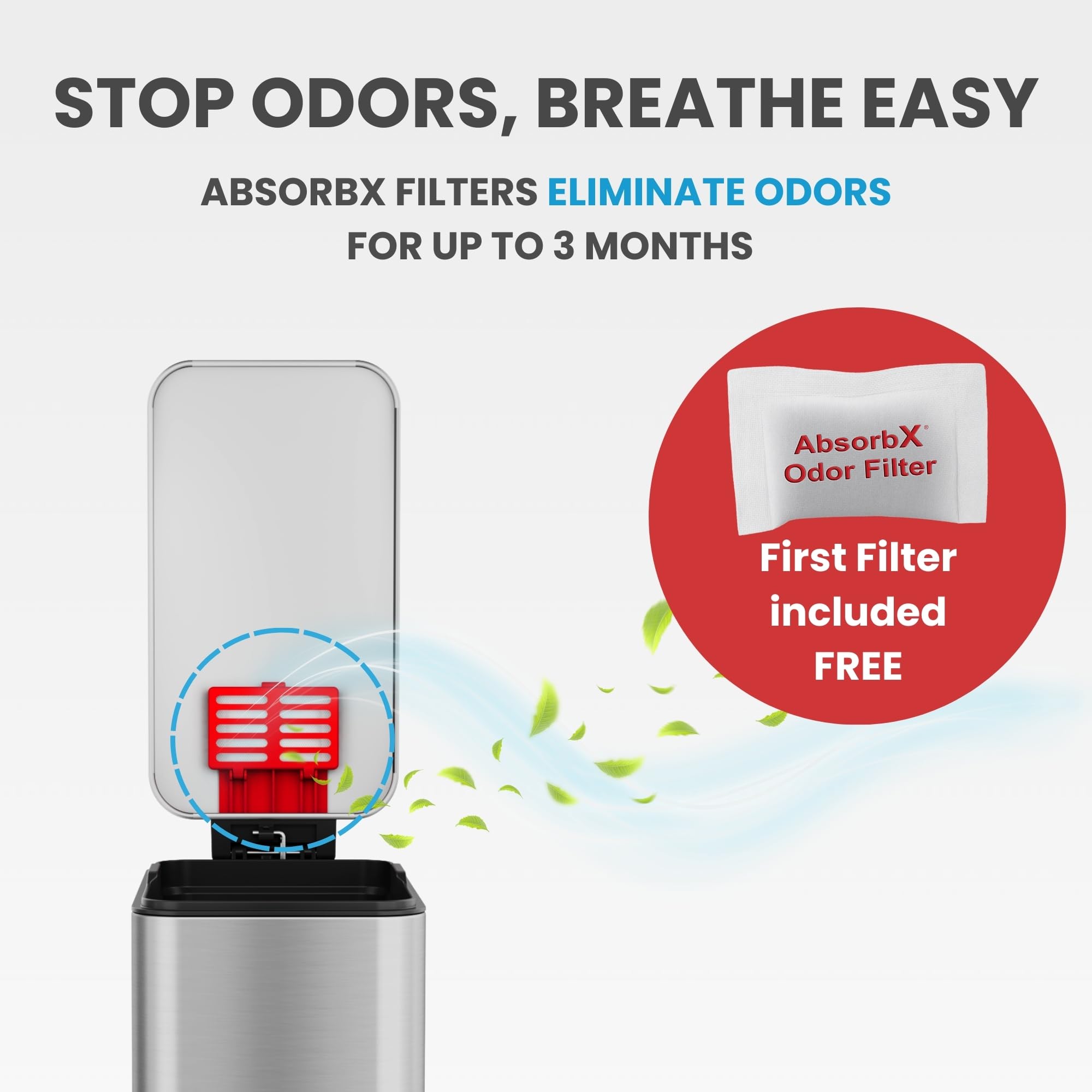 iTouchless soft-close lid operates quietly for peaceful powder rooms.