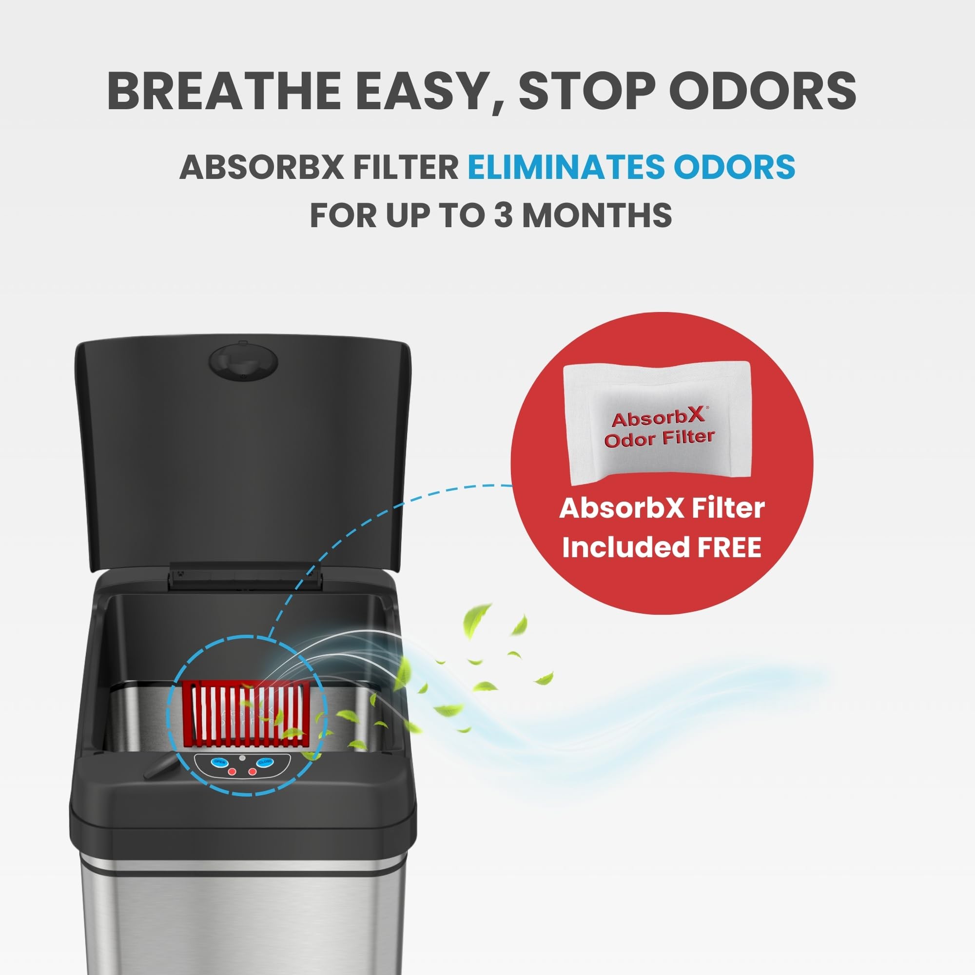 iTouchless soft-close lid delivers quiet operation