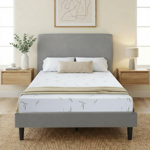 IULULU 6 inch twin mattress in a box ready for easy setup and delivery
