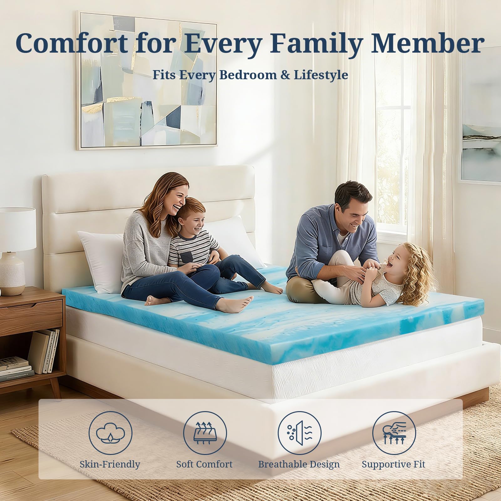 IULULU topper expands fully within 48–72 hours.