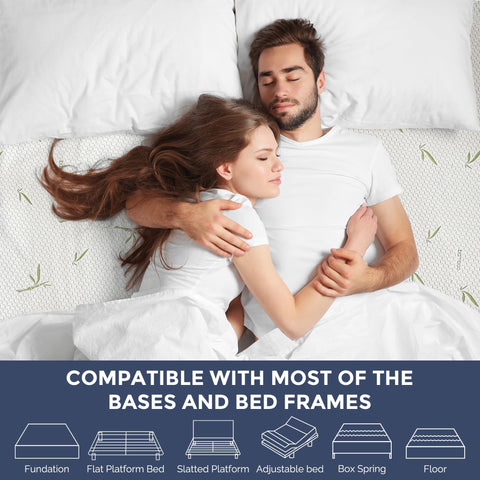IULULU Twin Mattress in a box enables easy setup and expansion.