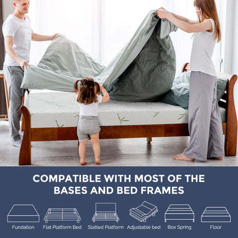 IULULU Twin Mattress motion isolation reduces nighttime disturbances.