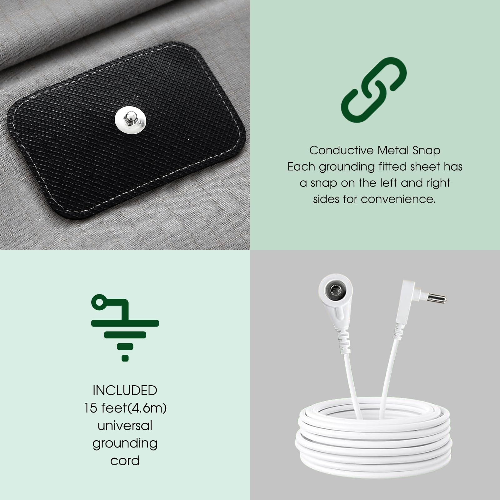 Ivellow grounding sheet in grey color complements modern bedroom decor.