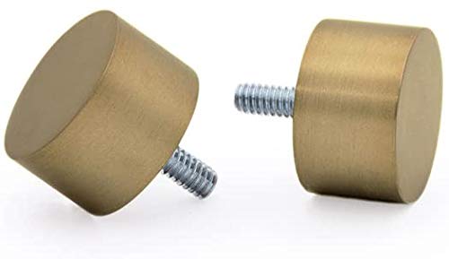 Ivilon drapery rod shows 1-inch diameter for sturdy curtain support