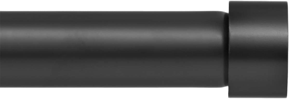 Ivilon drapery rod end-cap design adds sleek modern style to windows.