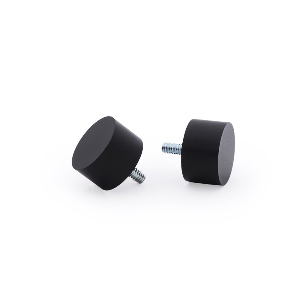 Ivilon drapery rod with solid metal finials for durability and premium finish.