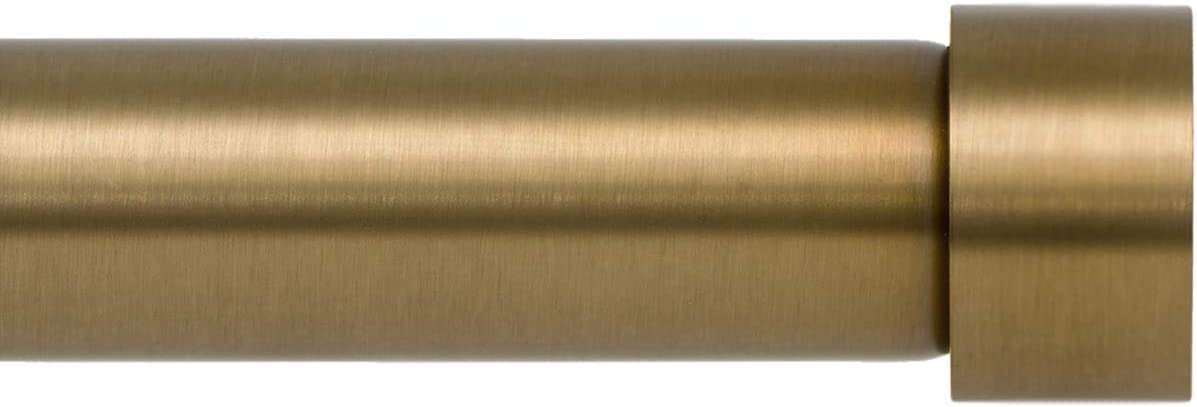 Ivilon end cap curtain rod assembly for a clean, modern look and secure fit.
