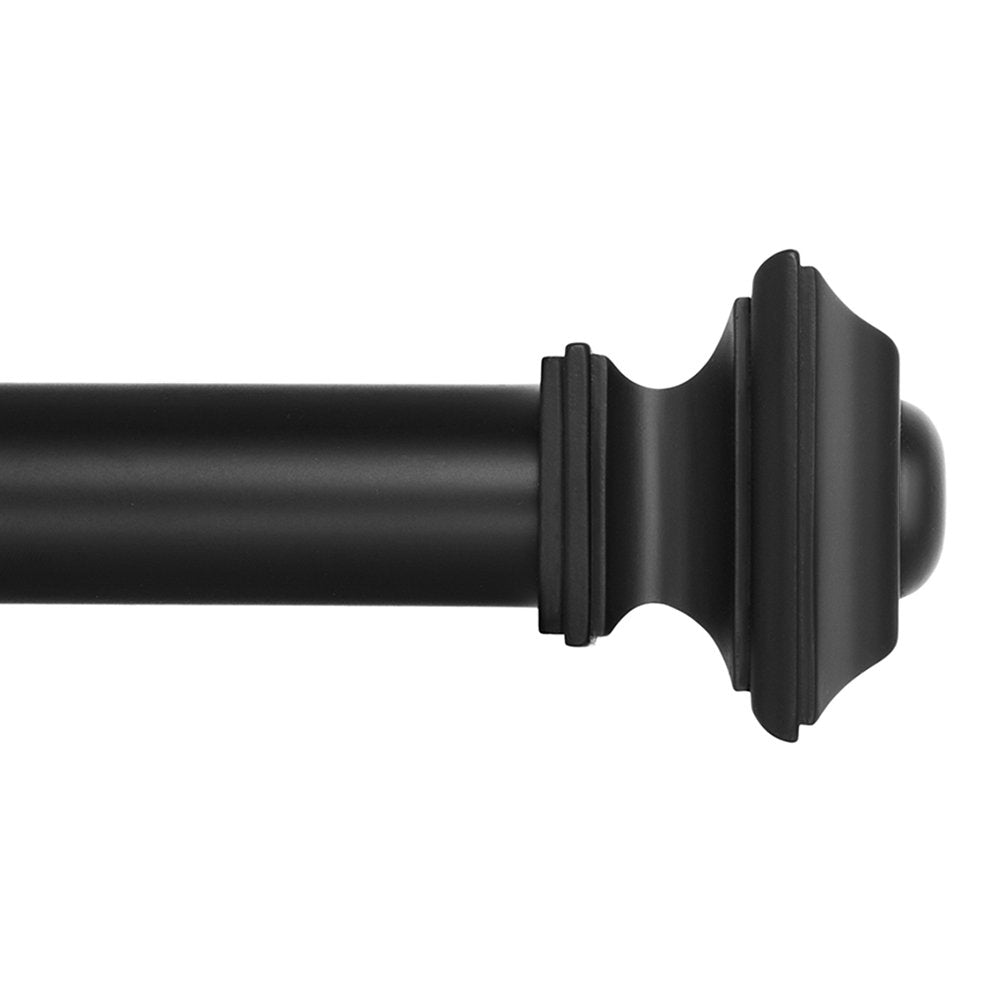 Ivilon square design curtain rod extends 48–86 inches for versatile window fit