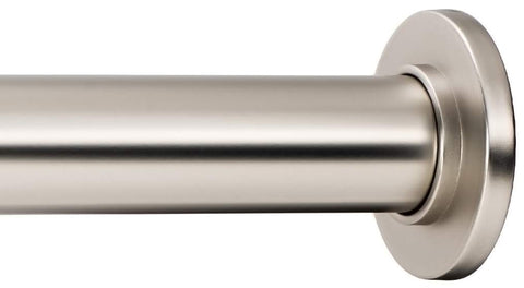 Ivilon tension curtain rod extended to 54-90 inches for versatile spaces.