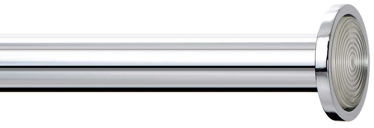 Ivilon tension rod chrome finish adds sleek shine to decor