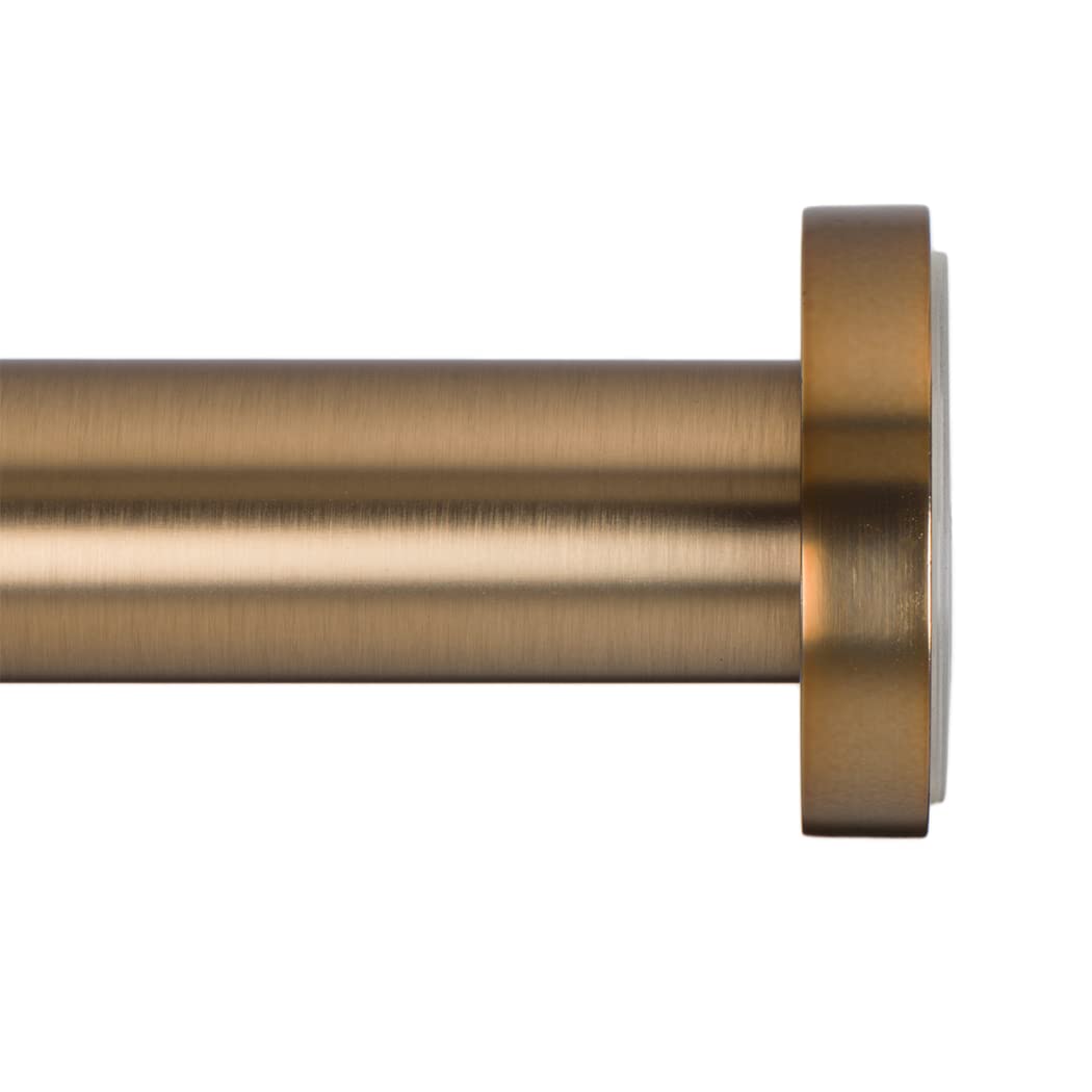 Ivilon warm gold finish adds elegant, rustproof style to spaces.