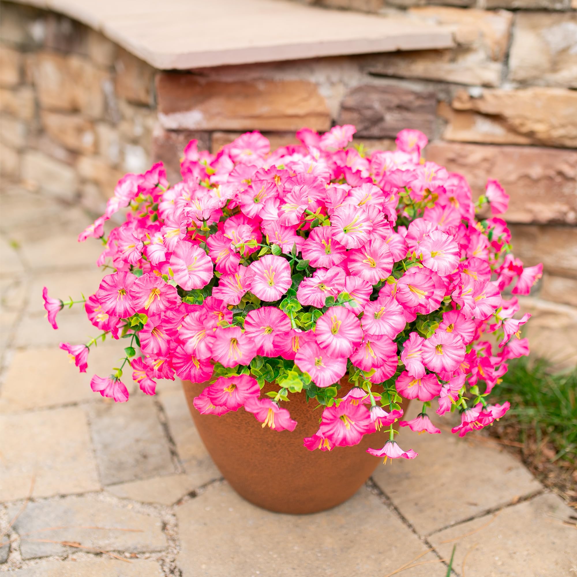 Ivydale all-season artificial flowers offering year-round charm for patios