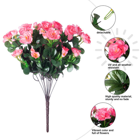 Ivydale artificial camellia outdoor plants thrive in all seasons for versatile décor.
