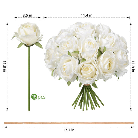 Ivydale artificial roses for DIY decor, versatile for weddings and home.