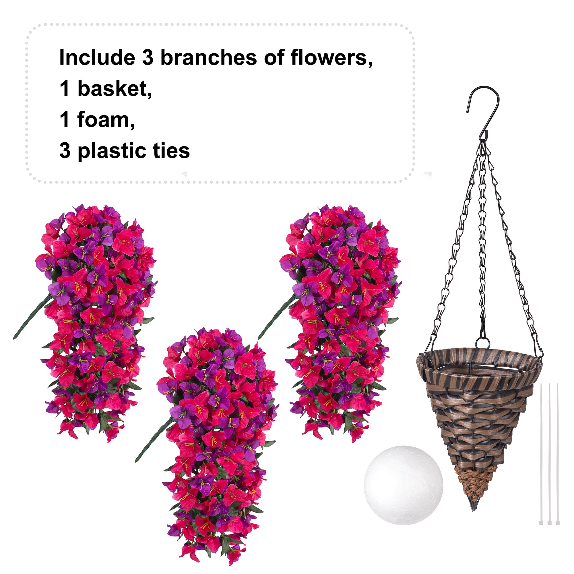 Ivydale Bougainvillea outdoor decor with UV-resistant color for sunny spaces.