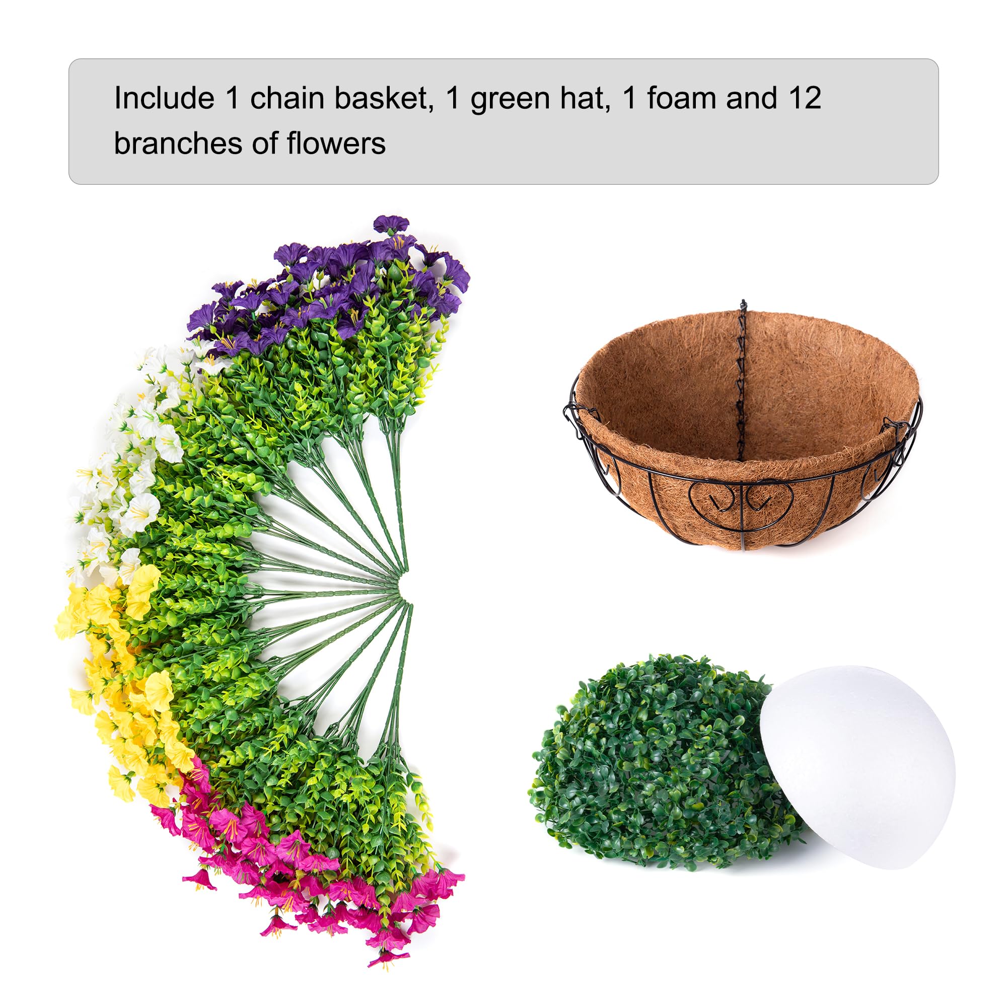 Ivydale foam insert supports lush arrangement for a full, realistic look