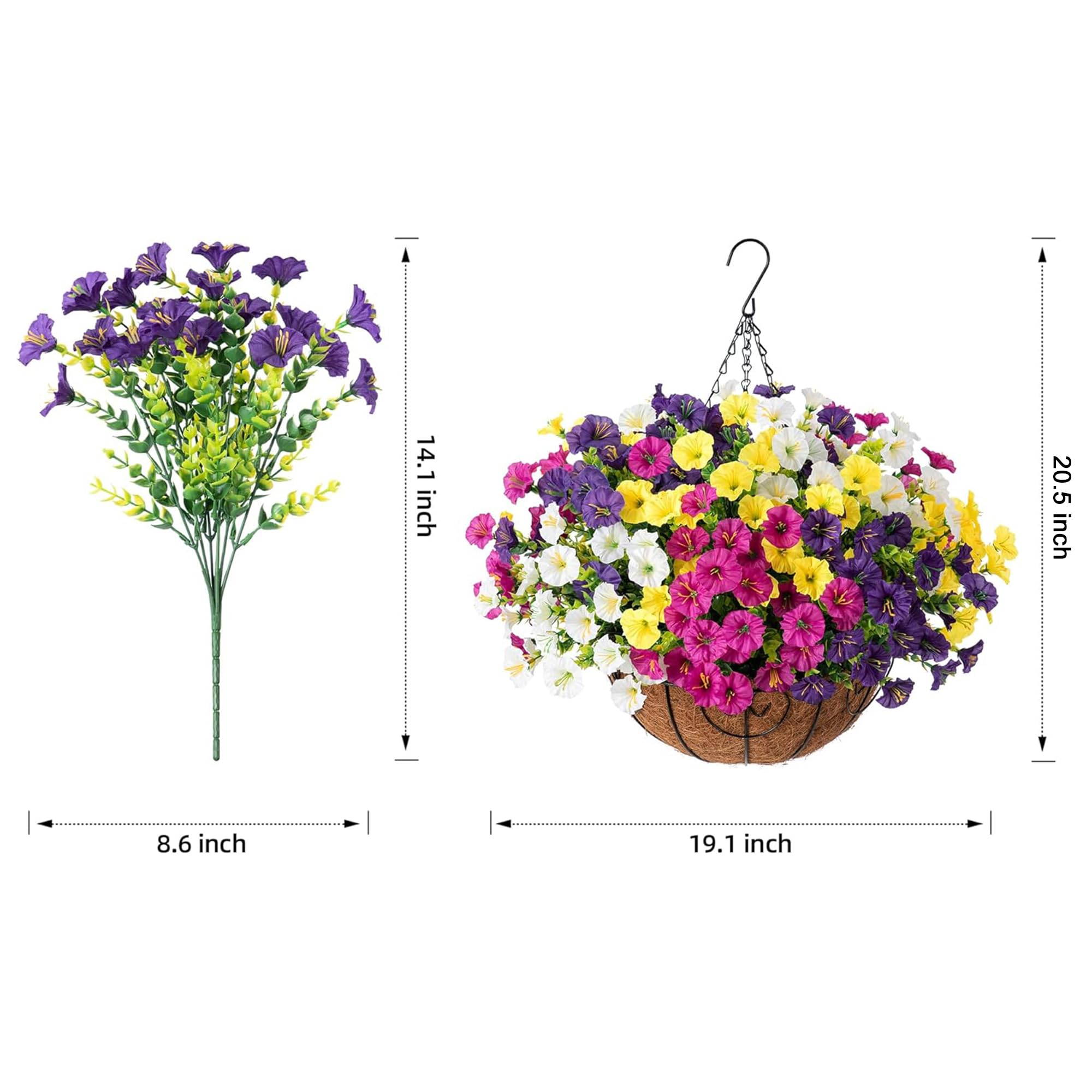 Ivydale all-season decor suitable for garden, balcony, porch, or front door