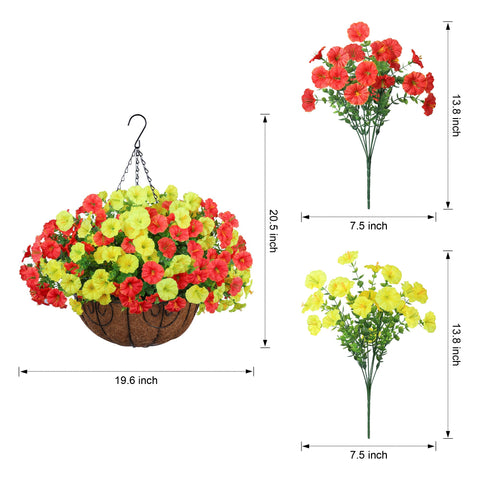 Ivydale fake flowers for patio and balcony with realistic leaves