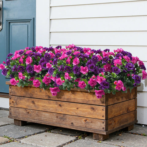 Ivydale faux camellia outdoor plants UV-resistant for enduring porch appeal.