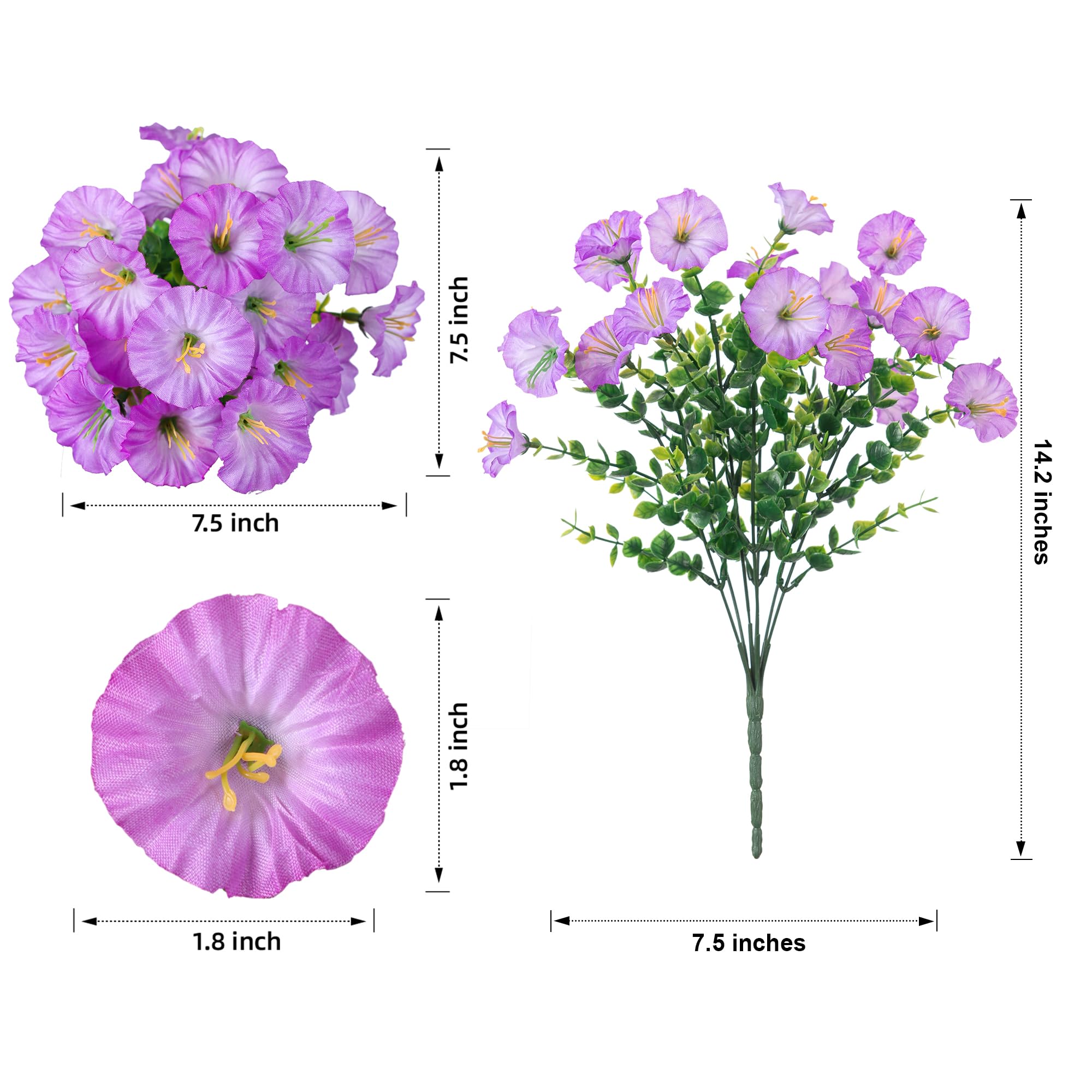 Ivydale front door flower arrangement adds welcoming color without care.