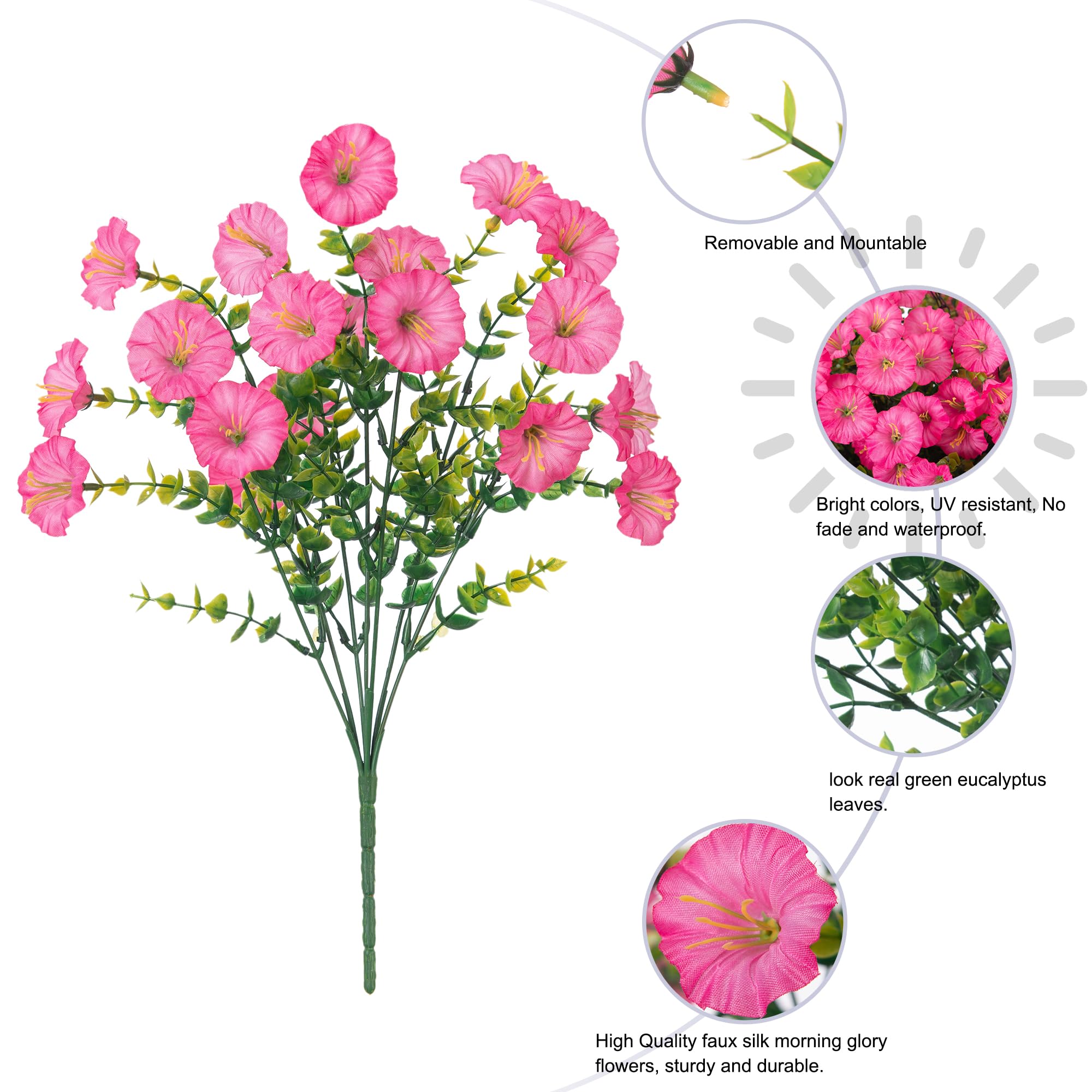 Ivydale garden border faux flowers providing lush color with easy upkeep