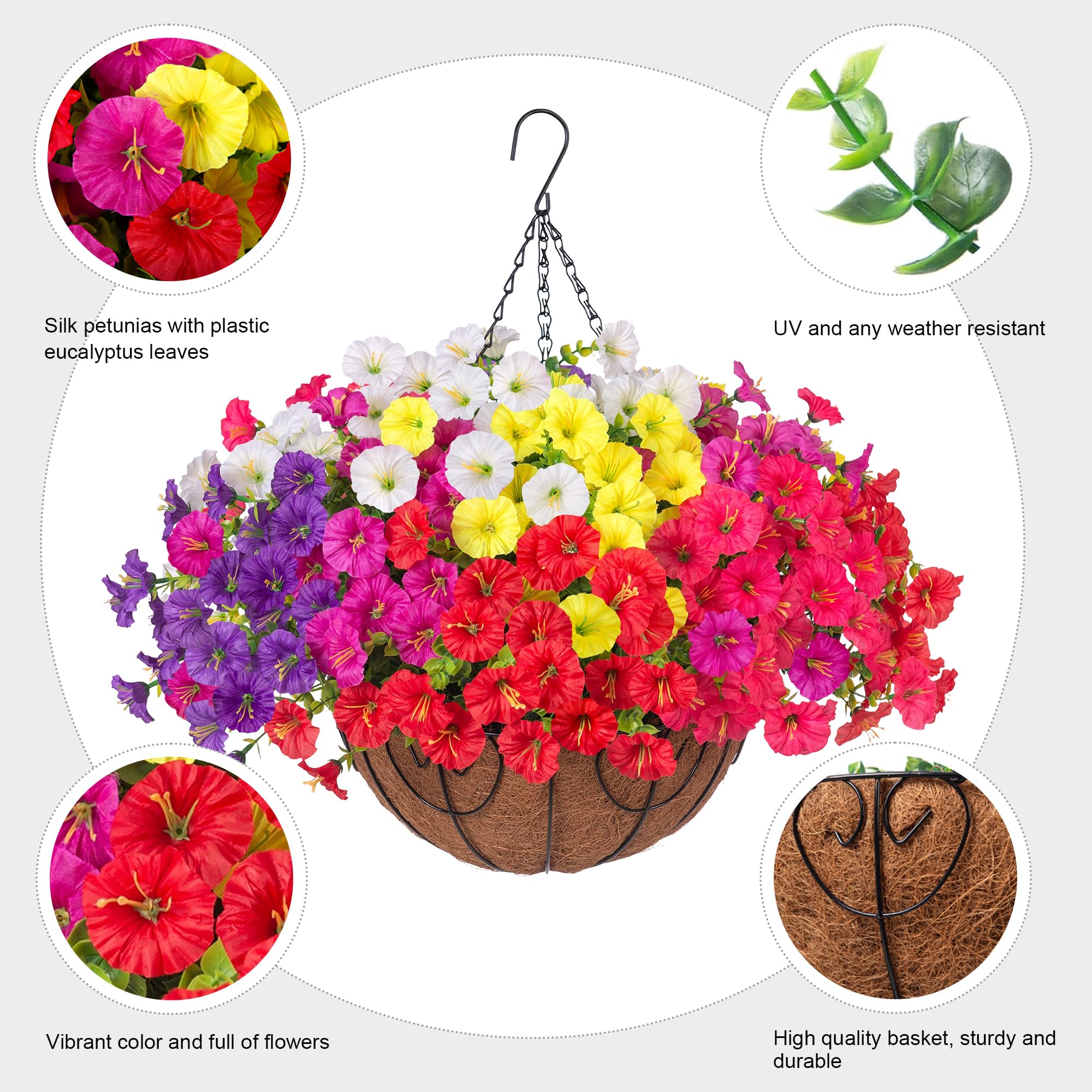 Ivydale grass balls included to shape lush cascading arrangements