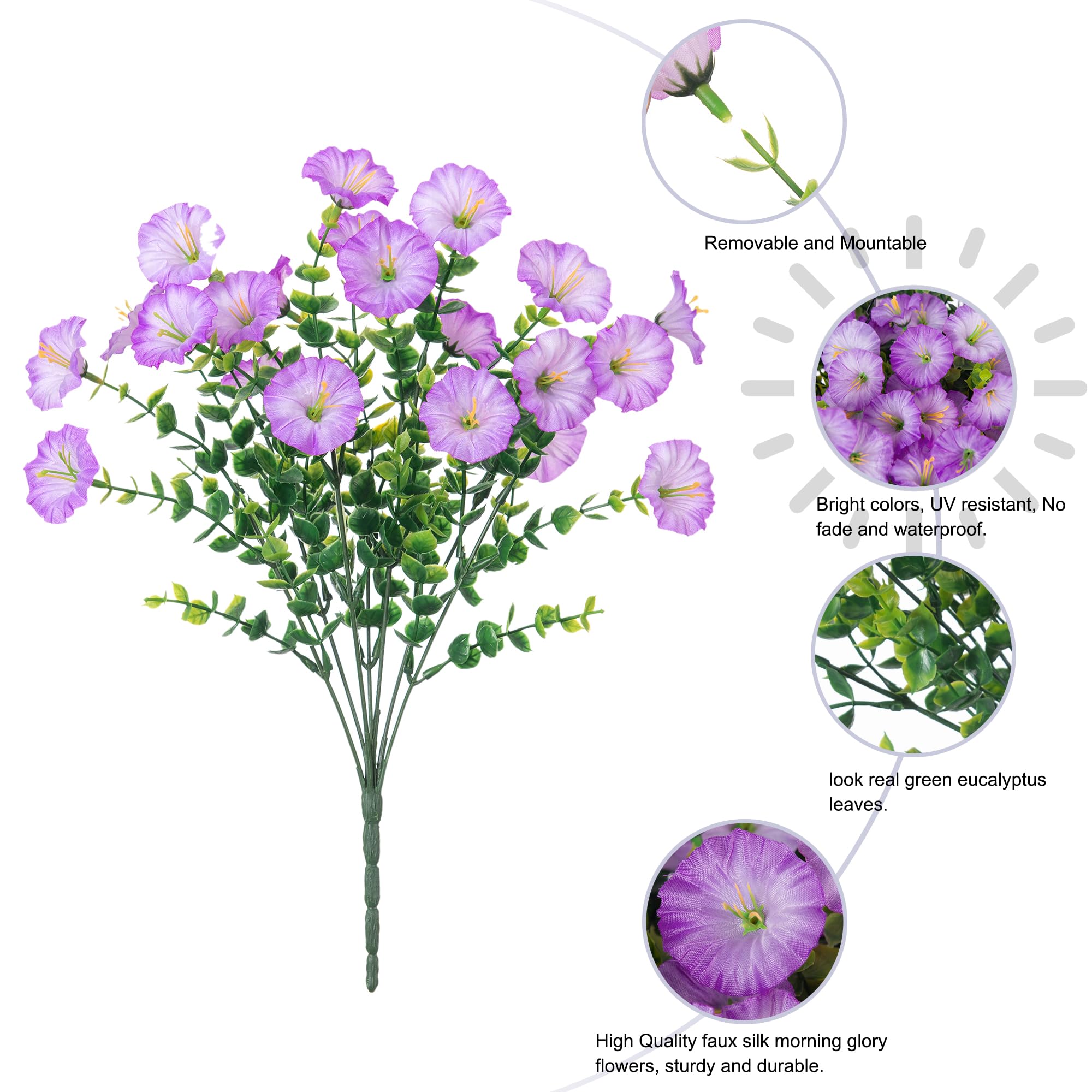 Ivydale hanging basket artificial flowers for balcony or porch styling.