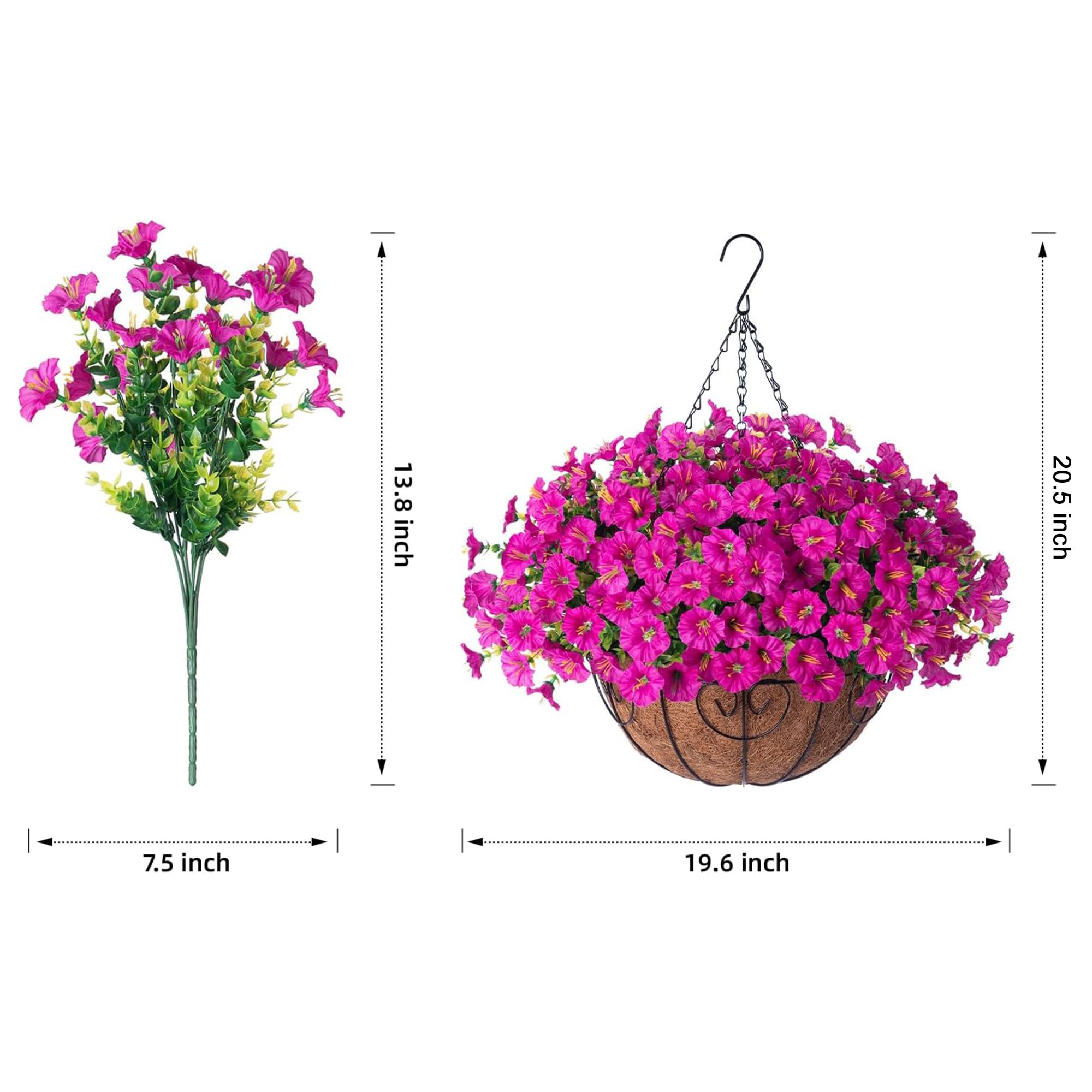 Ivydale outdoor decor requiring no watering or pruning for easy maintenance.