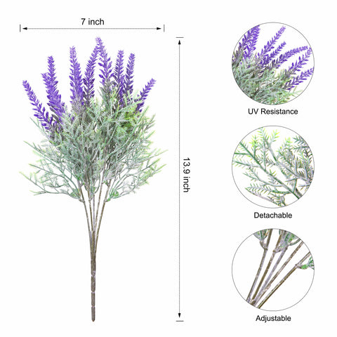 Ivydale lavender close-up highlights UV-resistant petals for outdoor display.