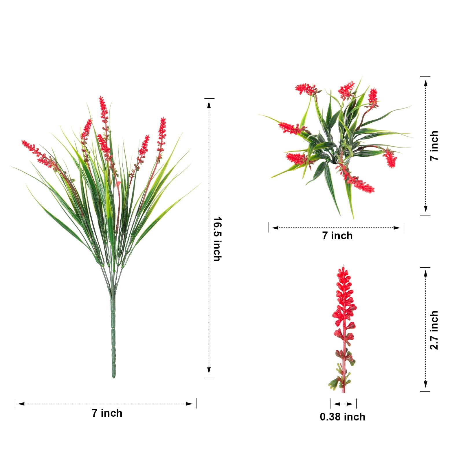 Ivydale Monkey Grass application- versatile decor for fences, planters, and windowsills.