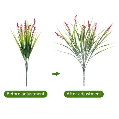 Ivydale Monkey Grass front-porch- easy-to-care greenery enhances entryways.