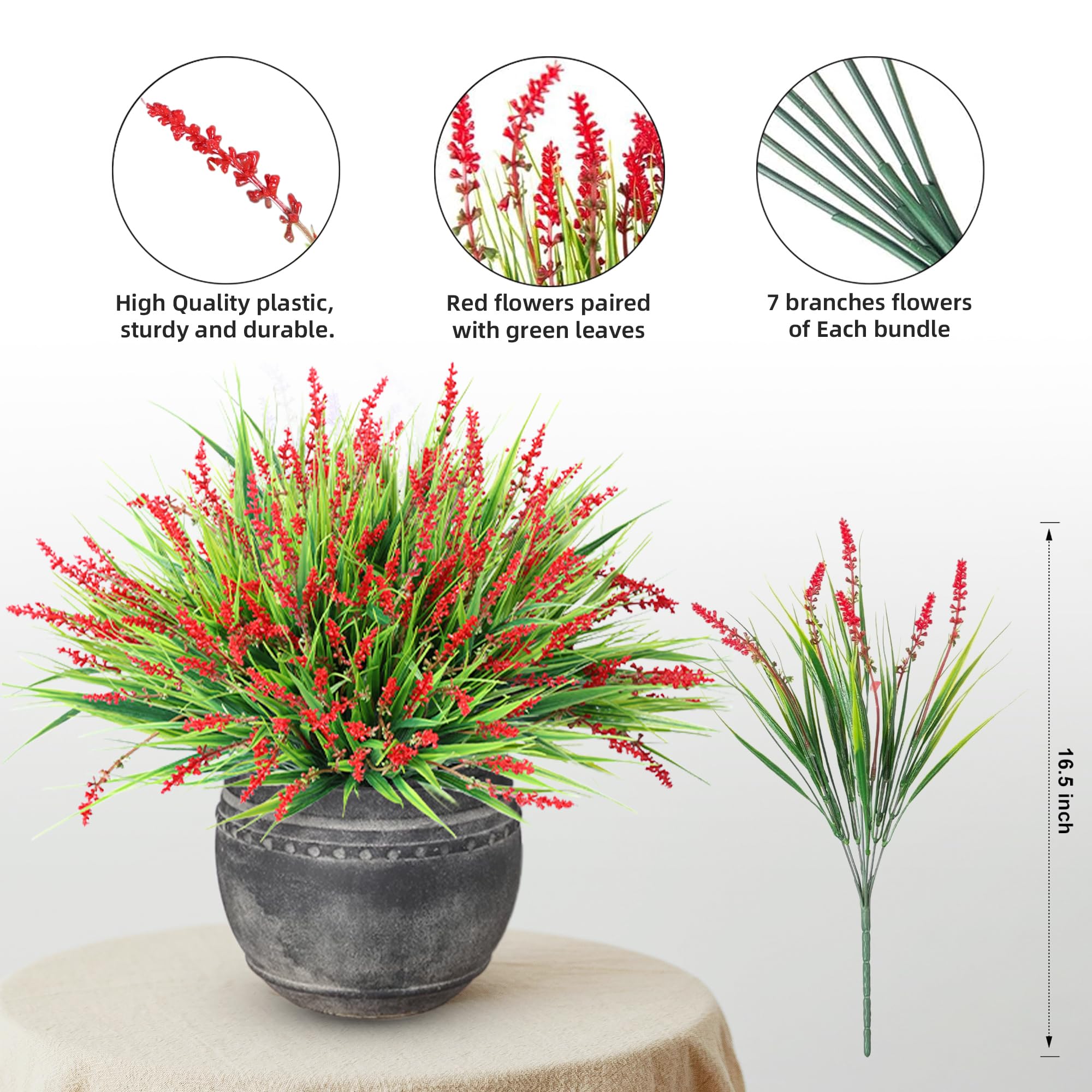 Ivydale Monkey Grass garden- realistic red variety brings lush texture to yards.