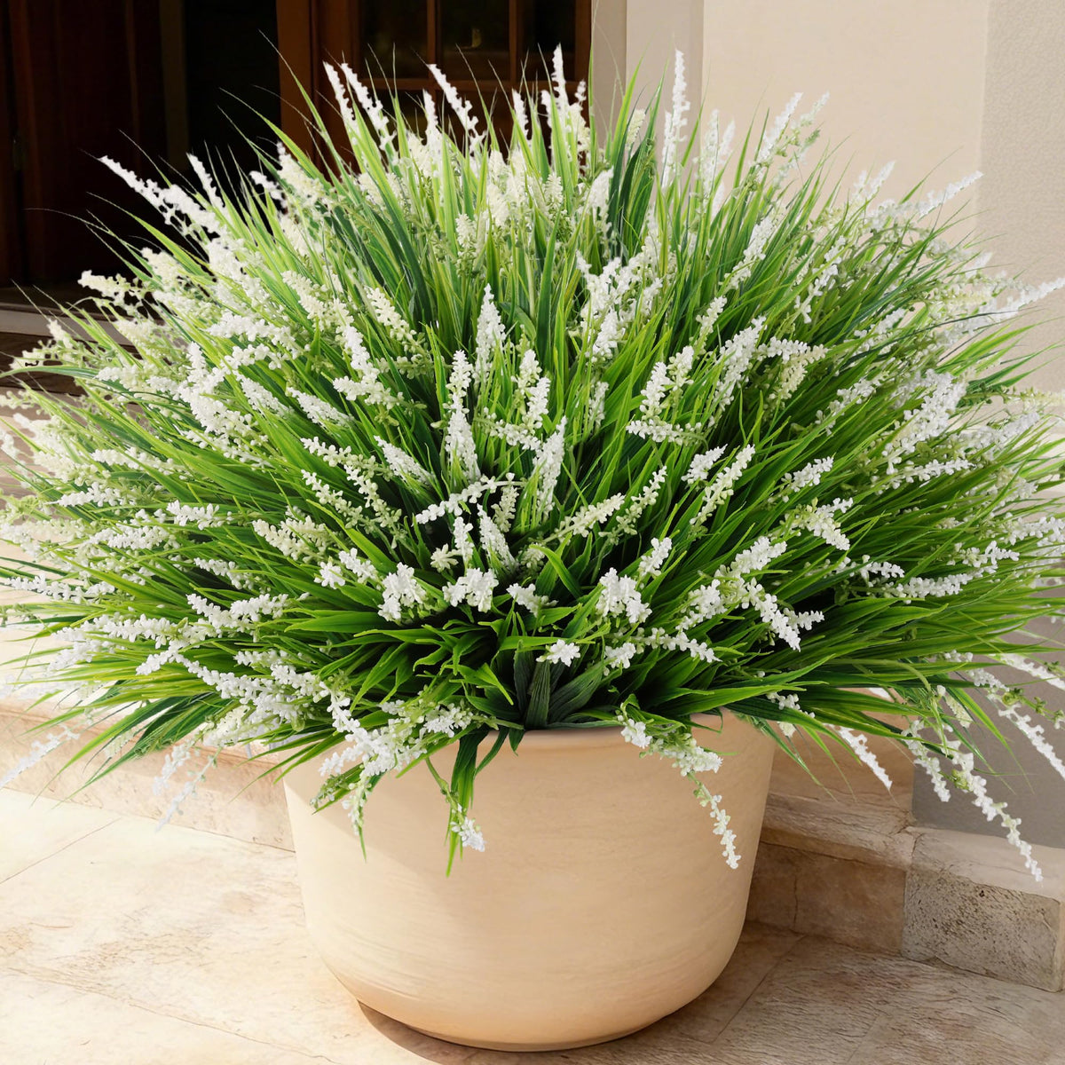 Ivydale Monkey Grass outdoor display with realistic year-round greenery.