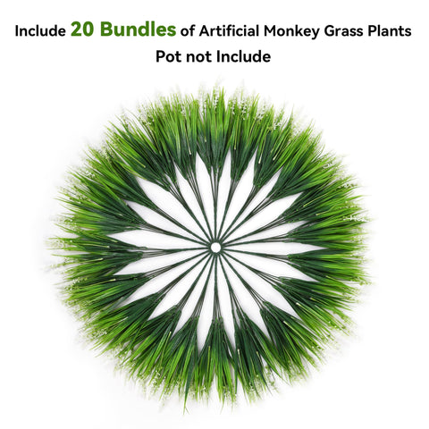 Ivydale Monkey Grass leaves resist UV fading for lasting outdoor appeal.