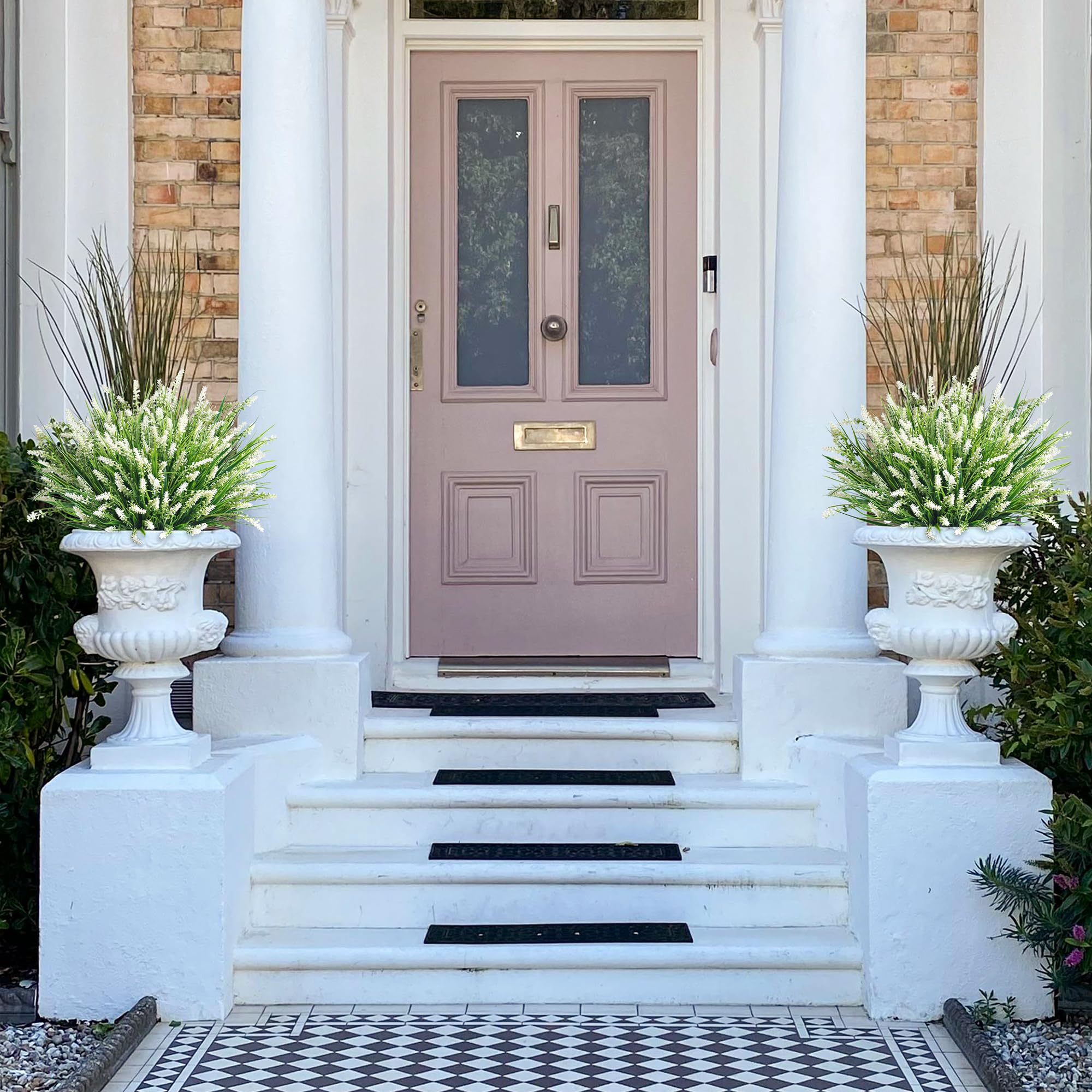 Ivydale white faux greenery ideal for windowsills and patios.
