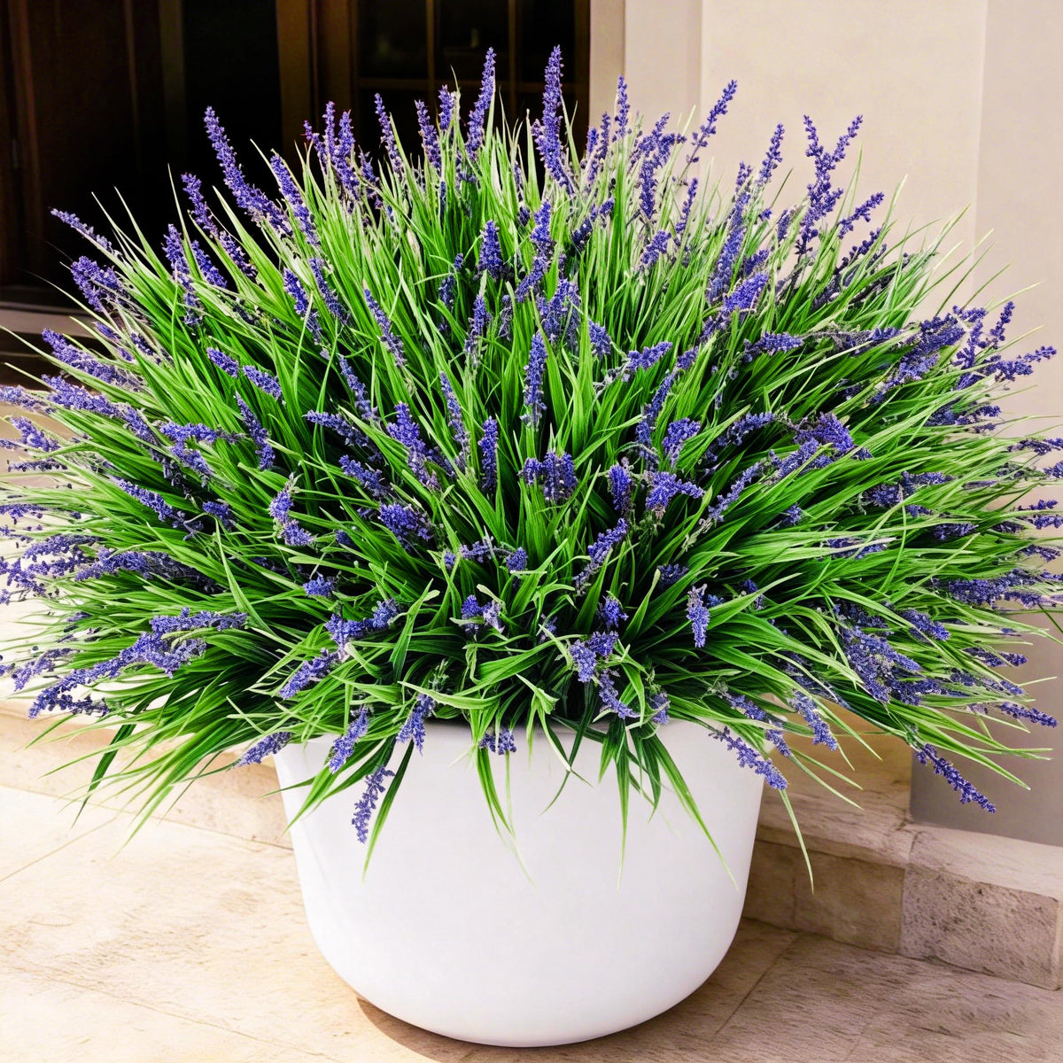 Ivydale 20pcs purple monkey grass for outdoor displays with year-round color