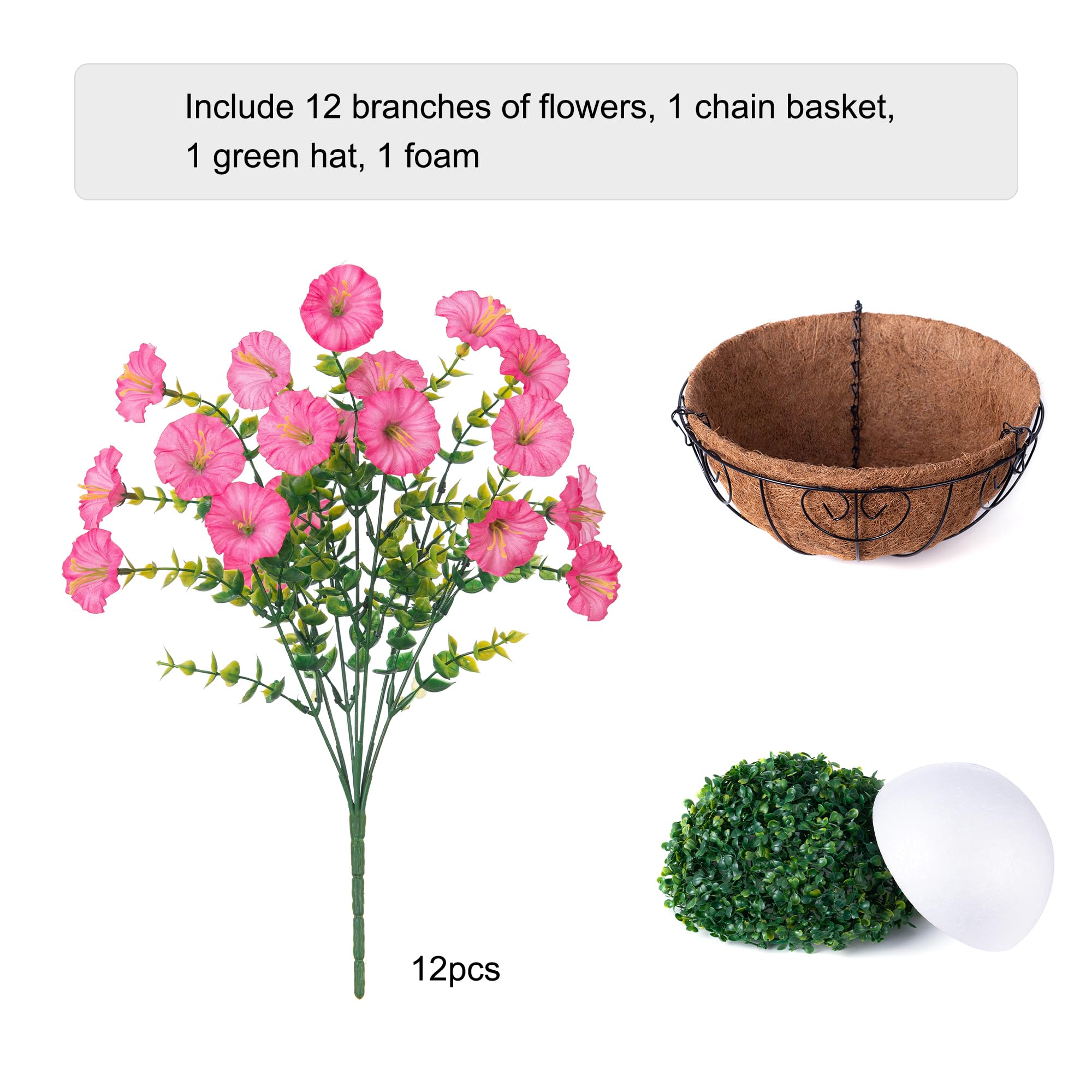 Ivydale no-maintenance hanging flowers offer color without watering or pruning.