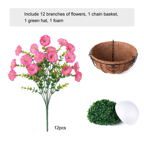 Ivydale no-maintenance hanging flowers offer color without watering or pruning.