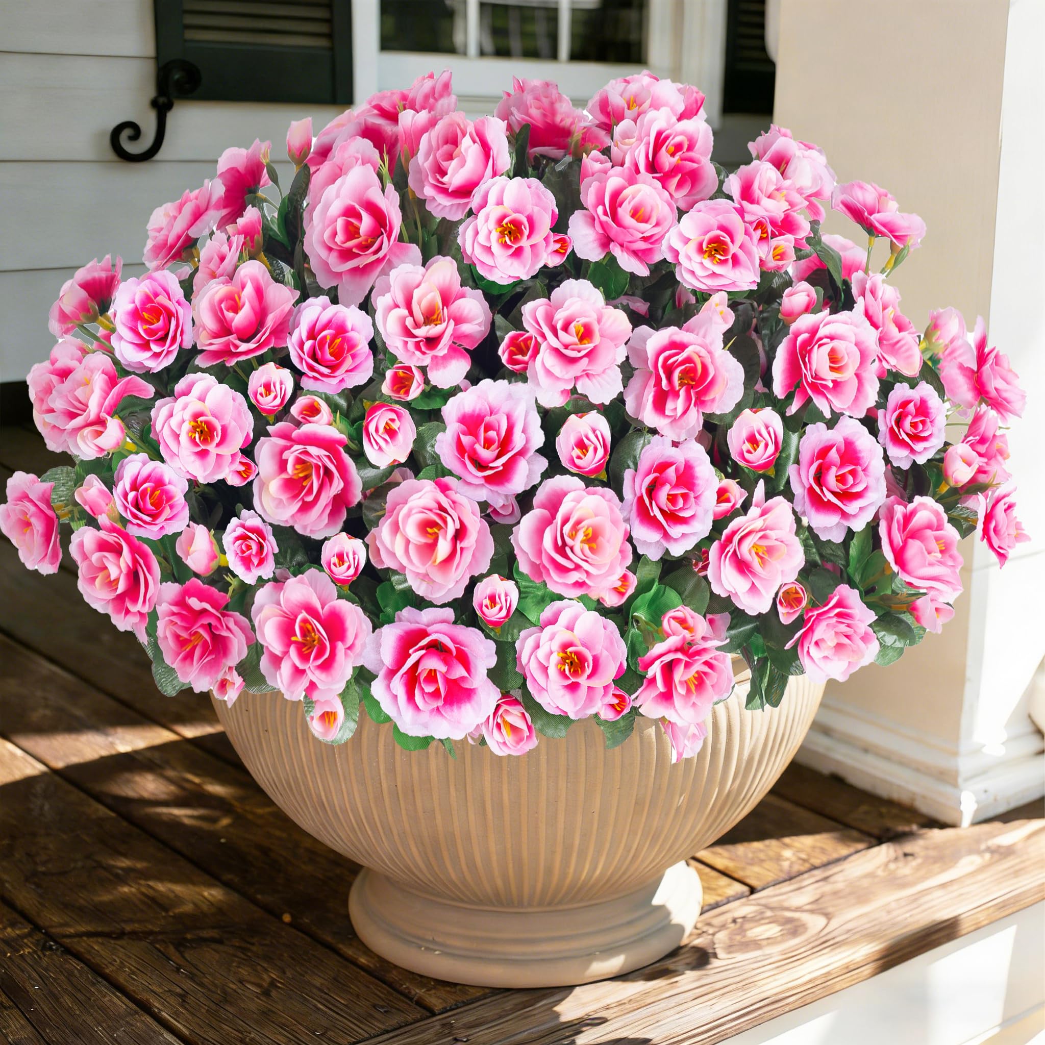 Ivydale outdoor camellia flowers pink bloom for vibrant curb appeal.