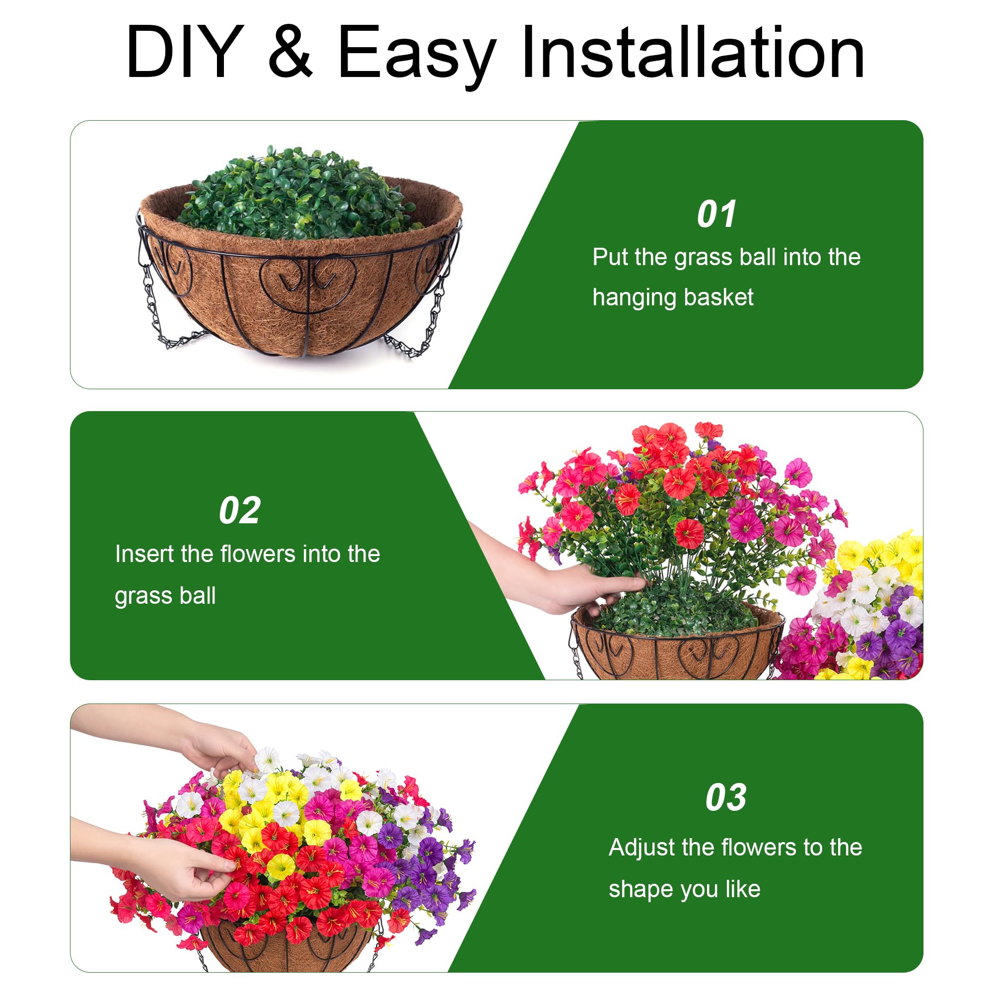 Ivydale outdoor porch decor setup showcasing durable, UV-resistant blooms