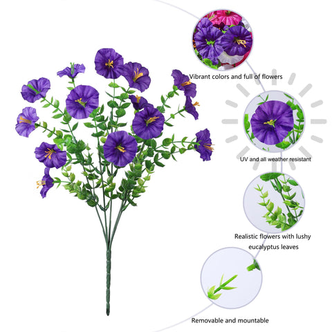 Ivydale petunias ideal for weddings, parties, and seasonal displays.