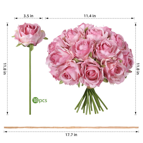 Ivydale pink roses wedding arch setup adds timeless charm.