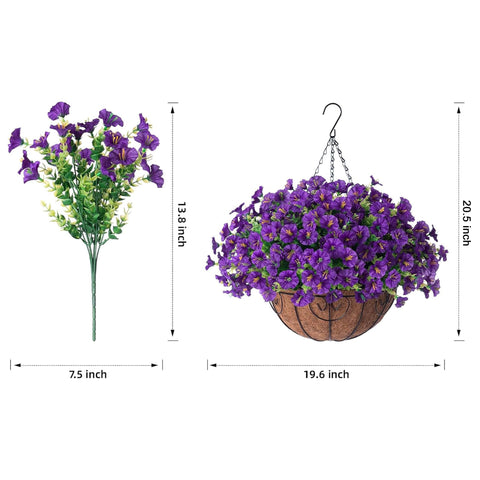 Ivydale purple morning glory adds realistic color outdoors